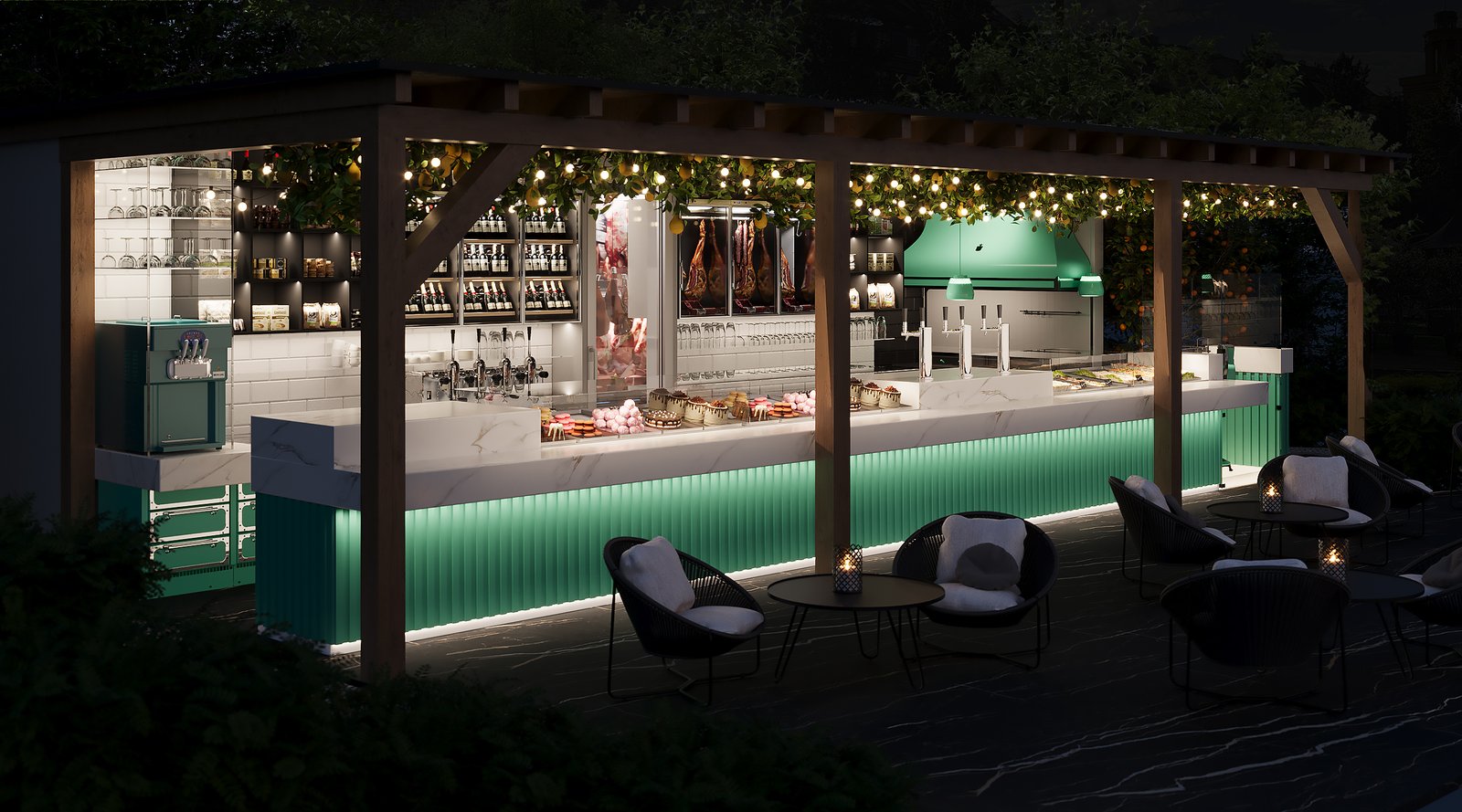 Tower Park — hlavní prostor